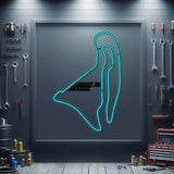 Circuit De Nevers Metal Neon Race Track - MTN0122