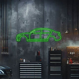 E90 Metal Neon Car Wall Art - MTN0017