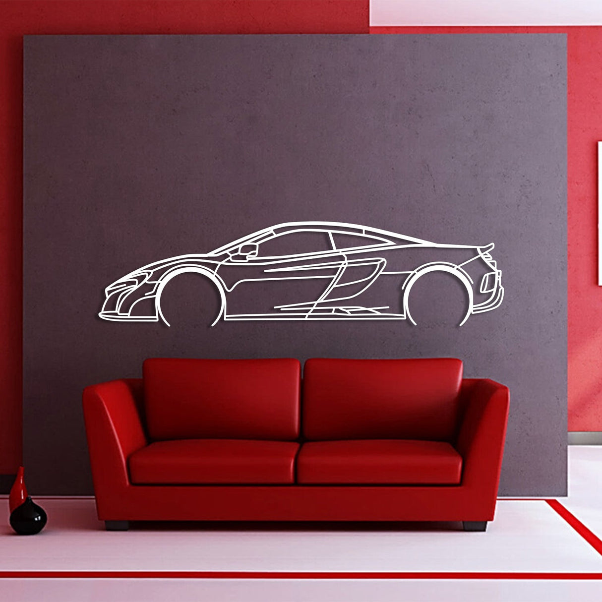 2016 675LT Detailed Metal Car Wall Art - MT0552