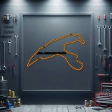 Spa Metal Neon Race Track - MTN0154