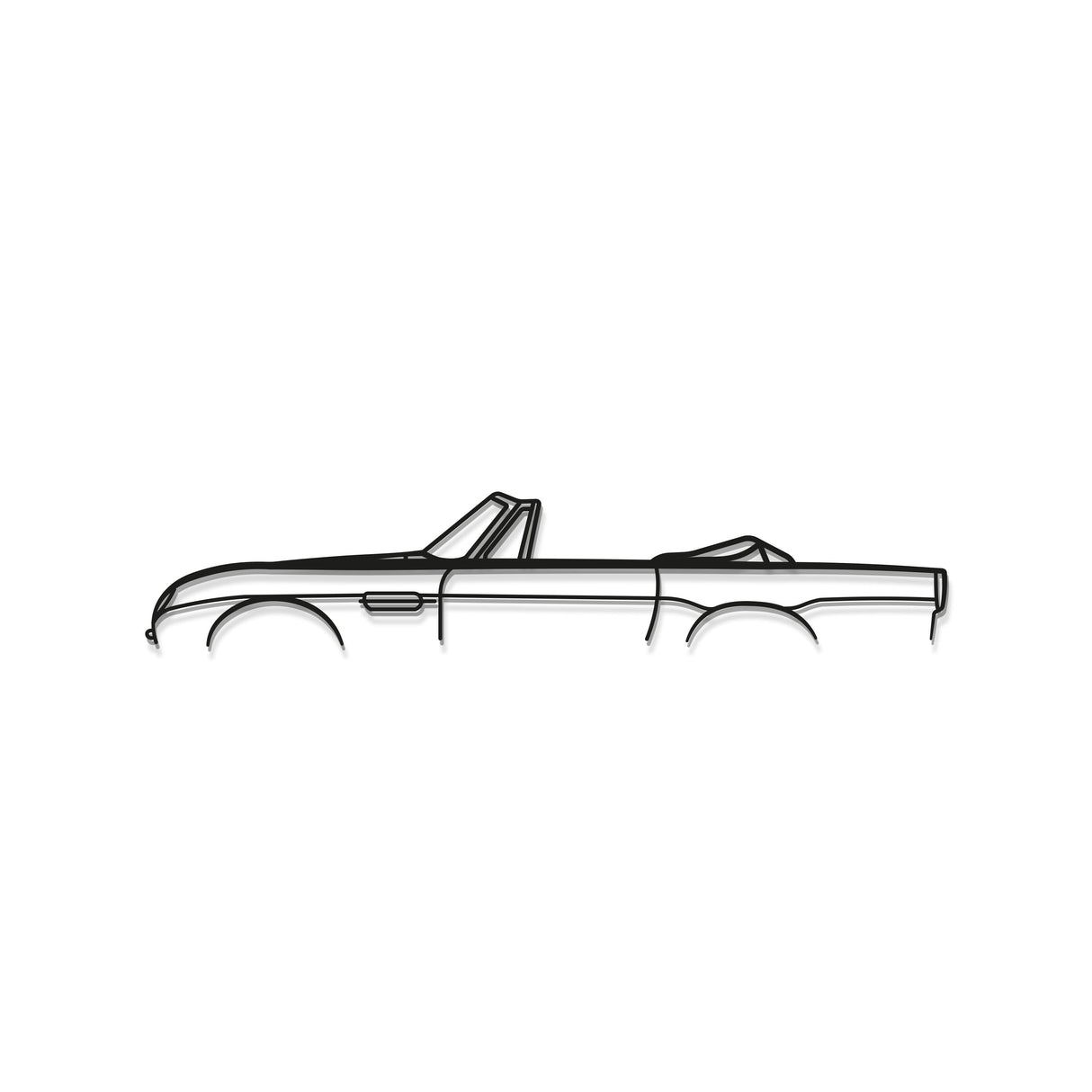 DB5 Volante Convertible Classic Metal Car Wall Art - MT0930