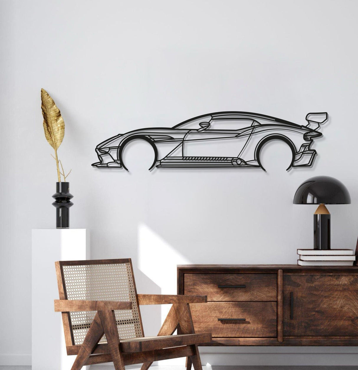 Vulcan Metal Car Wall Art - MT1108