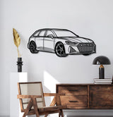 RS6 Perspective Metal Car Wall Art - MT0426