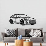 RS6 Perspective Metal Car Wall Art - MT0426