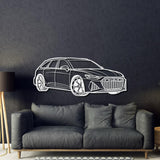 RS6 Perspective Metal Car Wall Art - MT0426