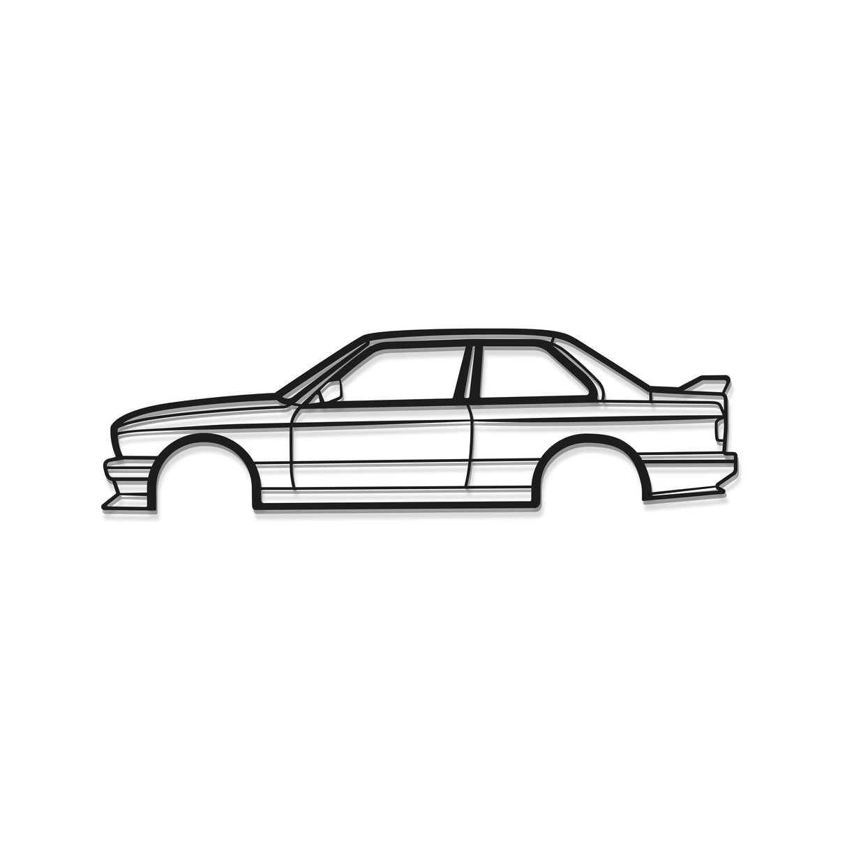 E30 M3 Metal Car Wall Art - MT0936