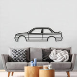 E30 M Tech II Coupe Metal Car Wall Art - MT0933