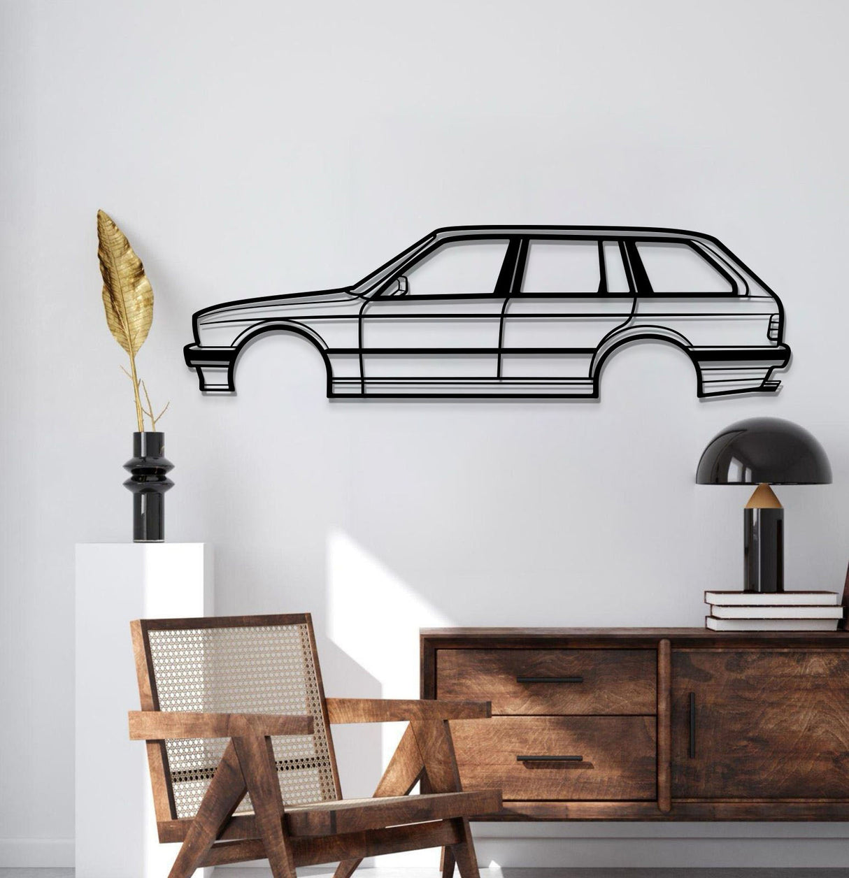 E30 Touring Metal Car Wall Art - MT0937