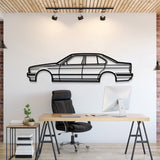 E34 Metal Car Wall Art - MT0939