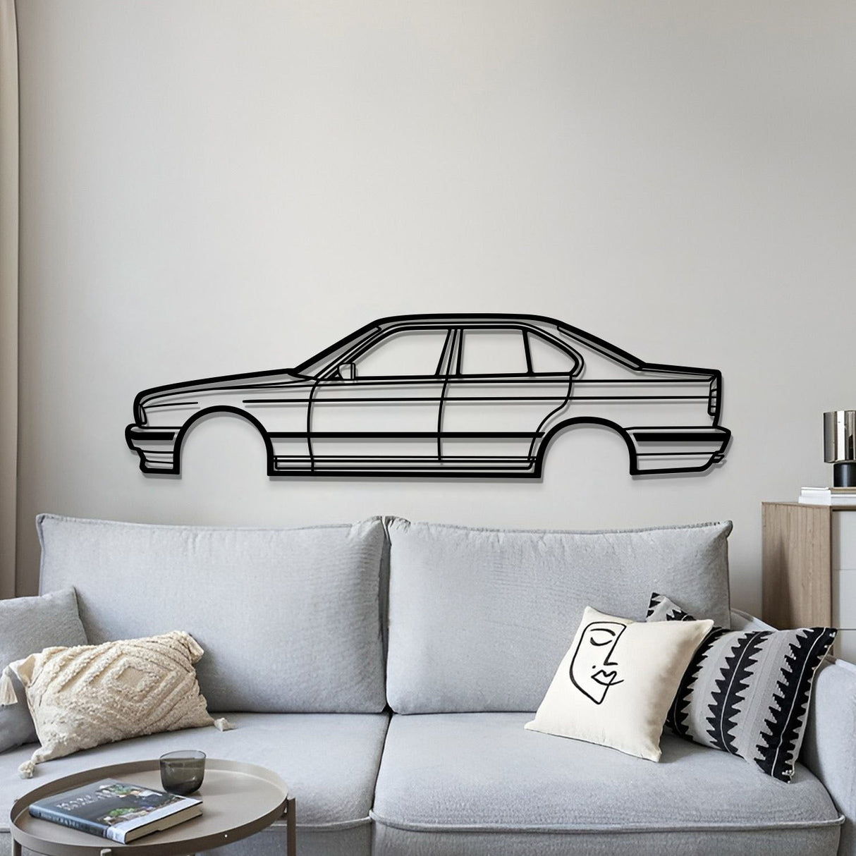 E34 Metal Car Wall Art - MT0939