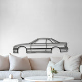 E36 CABRIO WITH HARD TOP Metal Car Wall Art - MT0942