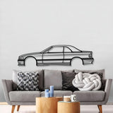 E36 CABRIO WITH SOFT TOP Metal Car Wall Art - MT0943