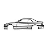 E36 CABRIO WITH SOFT TOP Metal Car Wall Art - MT0943