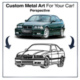 Your Personalized Perspective Car Metal Wall Art - MT1116