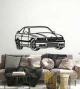 E36 Perspective Metal Car Wall Art - MT0431