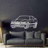 E36 Perspective Metal Car Wall Art - MT0431