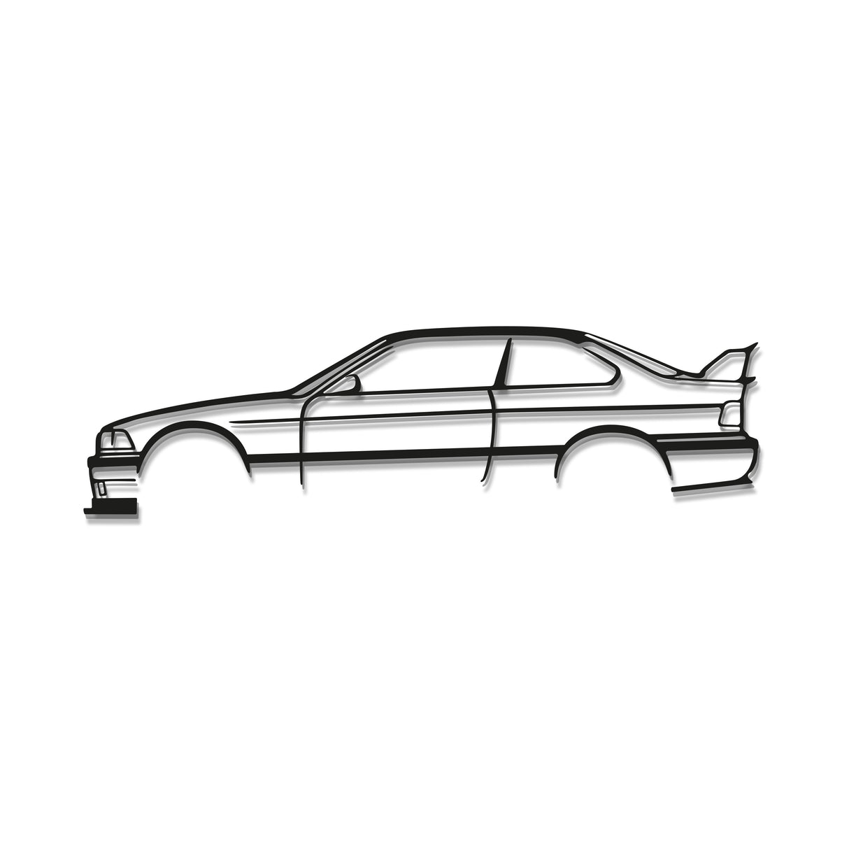 E36 M3 Metal Car Wall Art - MT0946