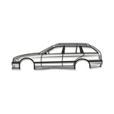 E36 Touring Metal Car Wall Art - MT0951