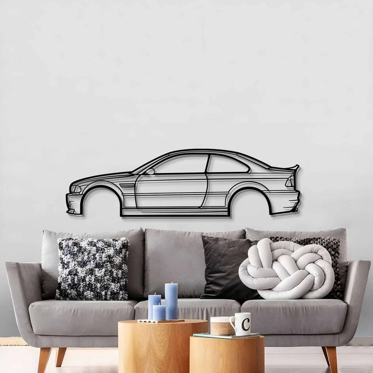 E46 M3 CSL Metal Car Wall Art - MT0956