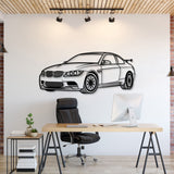 E92 M3 Perspective Metal Car Wall Art - MT0430