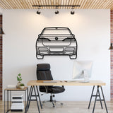 i7 Back View Metal Car Wall Art - MT1329