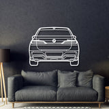 i7 Back View Metal Car Wall Art - MT1329