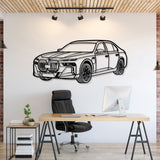 M760 XDrive Limousine Perspective Metal Car Wall Art - MT1244