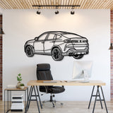 X6 Perspective Metal Car Wall Art - MT1245