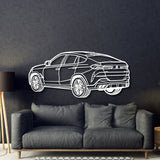 X6 Perspective Metal Car Wall Art - MT1245