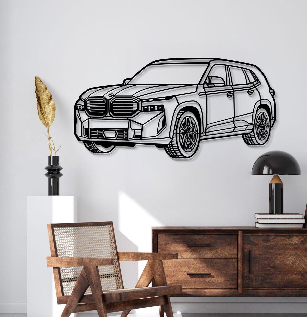 XM Perspective Metal Car Wall Art - MT1246