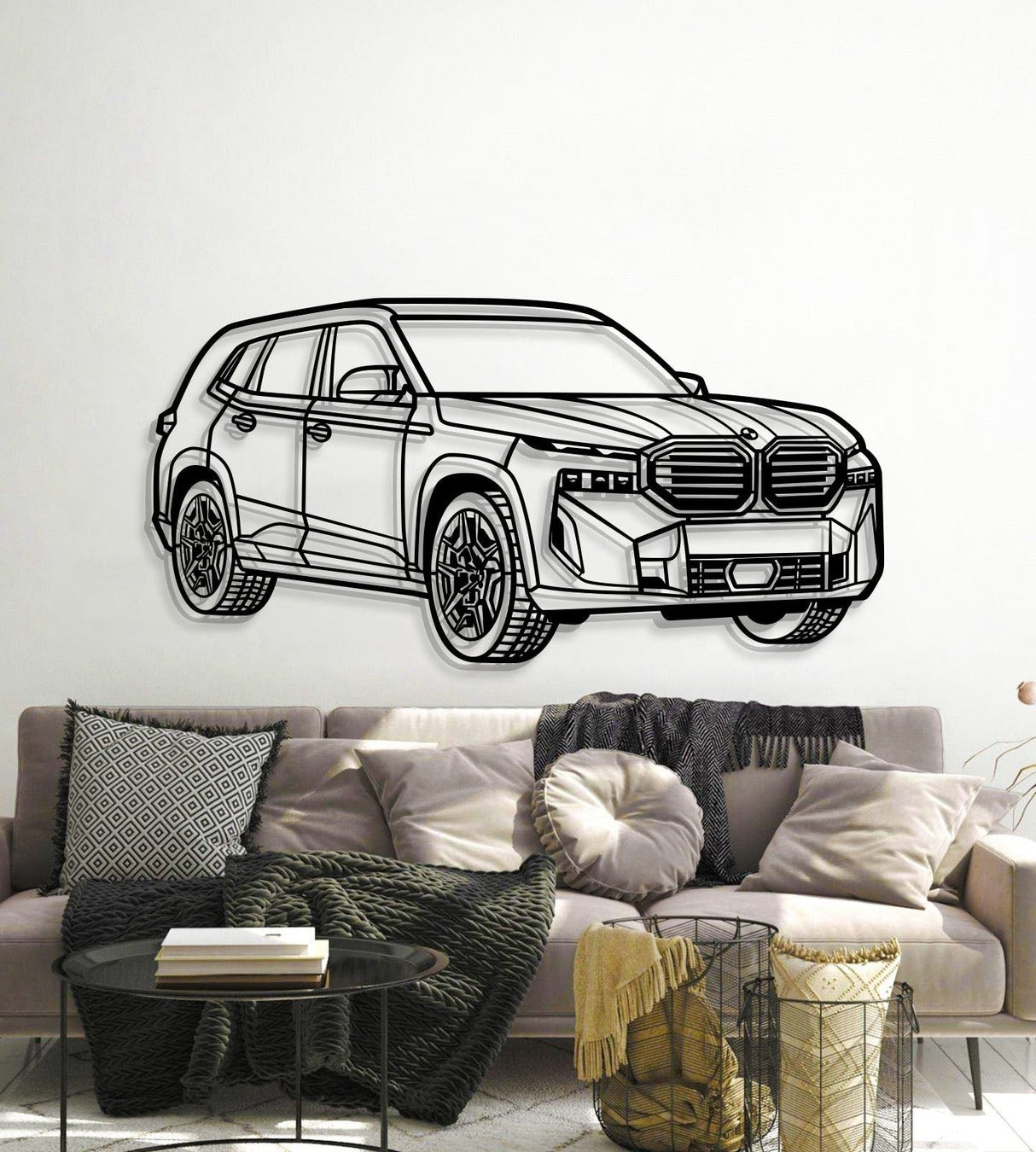 XM Perspective Metal Car Wall Art - MT1246