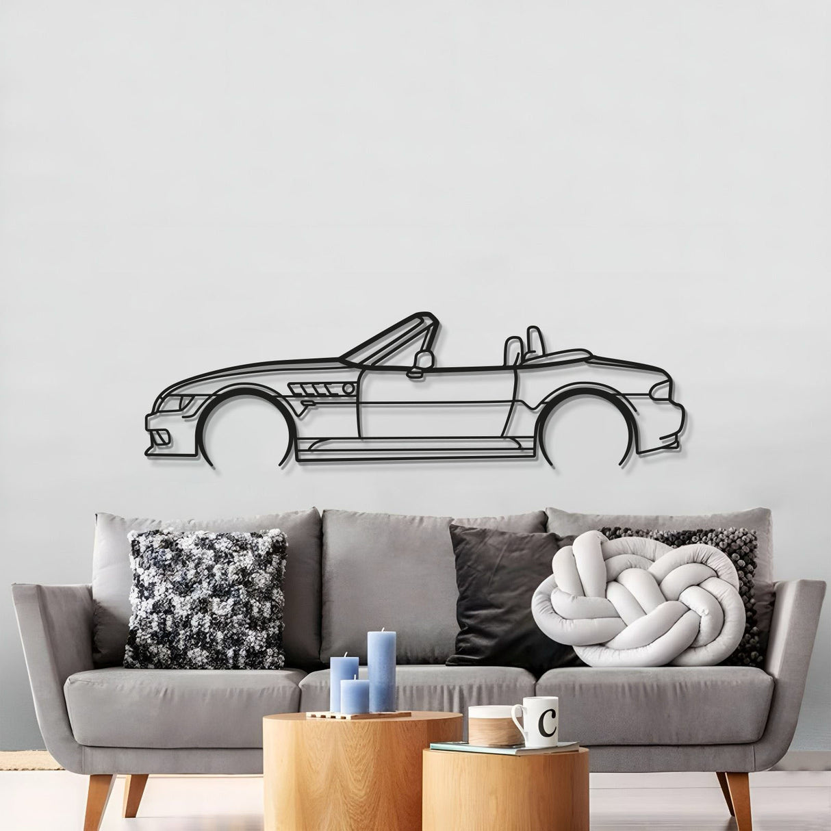 Z3 Metal Car Wall Art - MT1119