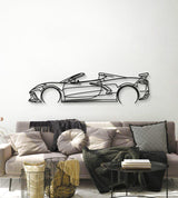 Corvette C8 Detailed Metal Car Wall Art - MT0922