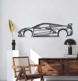 Corvette C8 HTC Metal Car Wall Art - MT0923