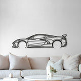 Corvette C8 HTC Metal Car Wall Art - MT0923