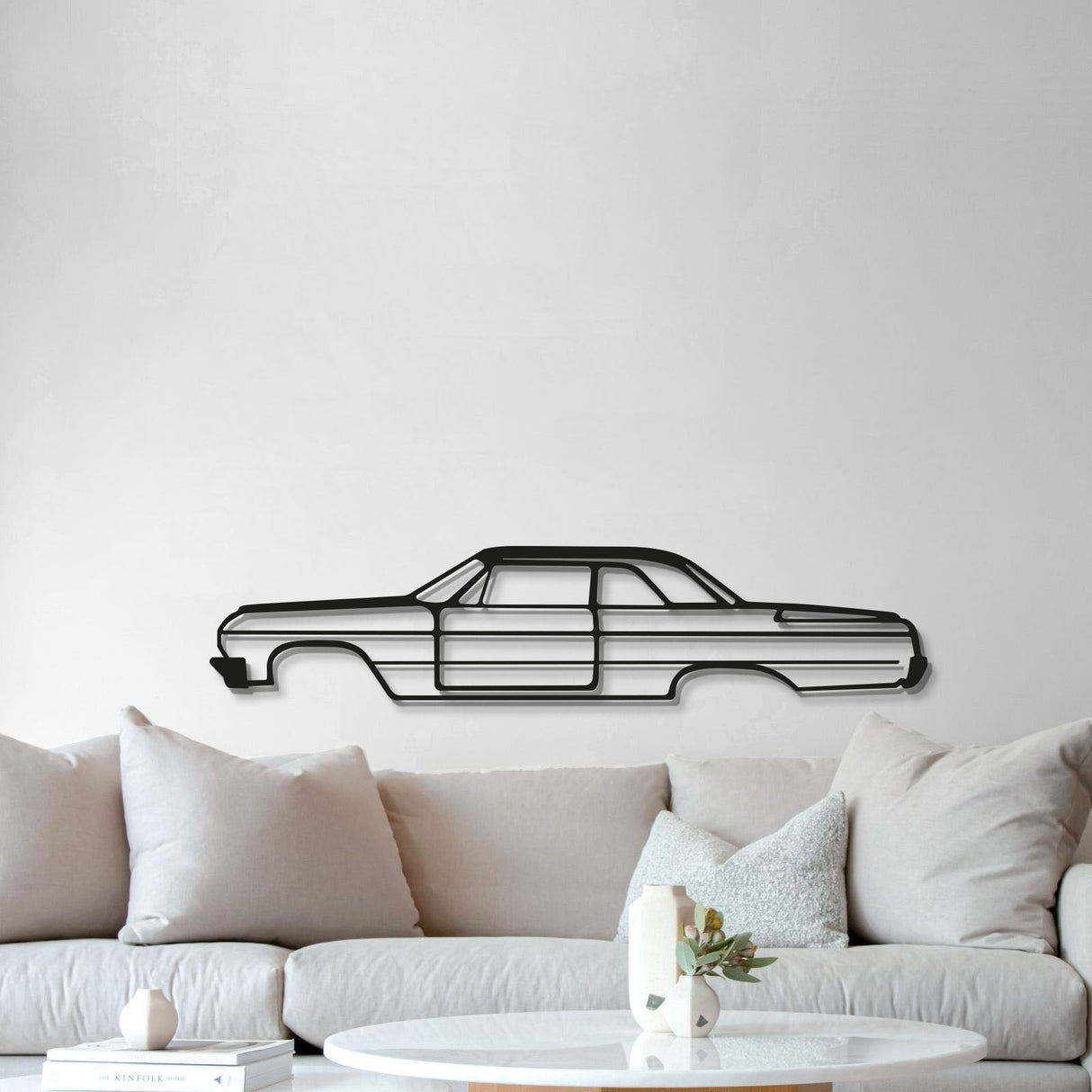 Impala Metal Car Wall Art - MT0993