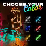 Your Personalized Metal Neon Car Wall Art - MTN0051