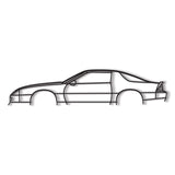 1987 Camaro Metal Car Wall Art - MT0211