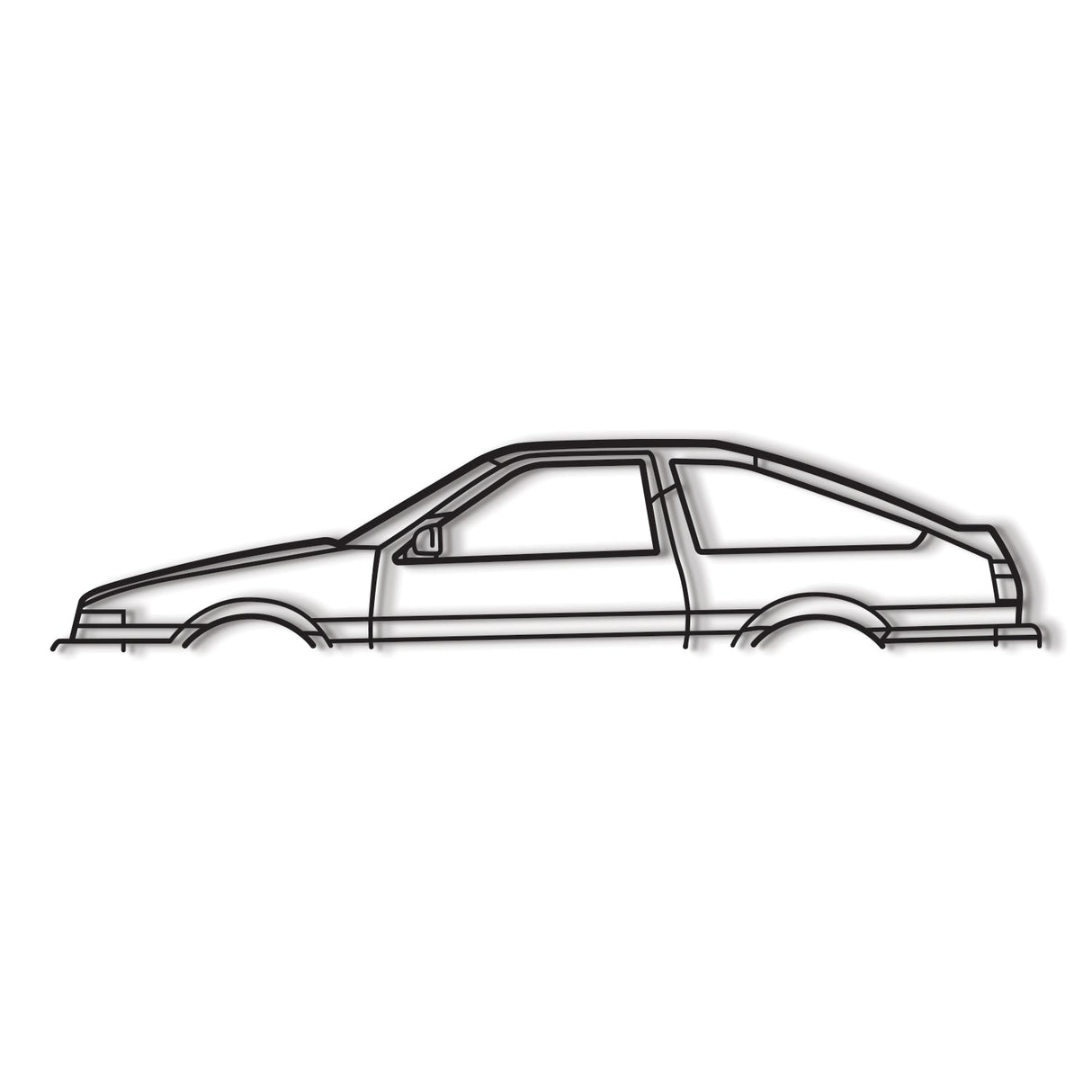 1985 Corolla AE86 Classic Metal Car Wall Art - MT0204