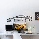 Esprit Turbo Detailed Metal Car Wall Art - MT964