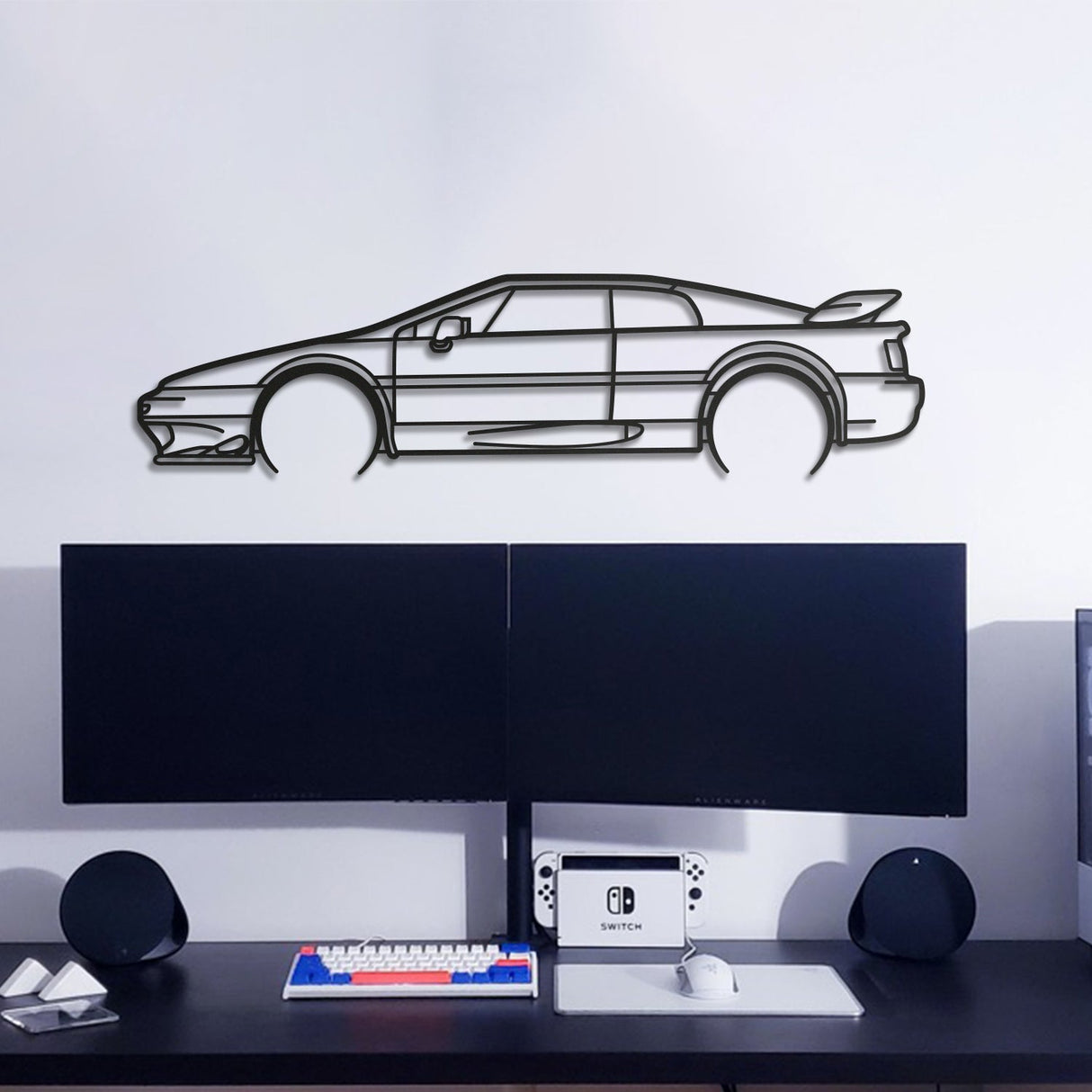 Esprit Turbo Detailed Metal Car Wall Art - MT964