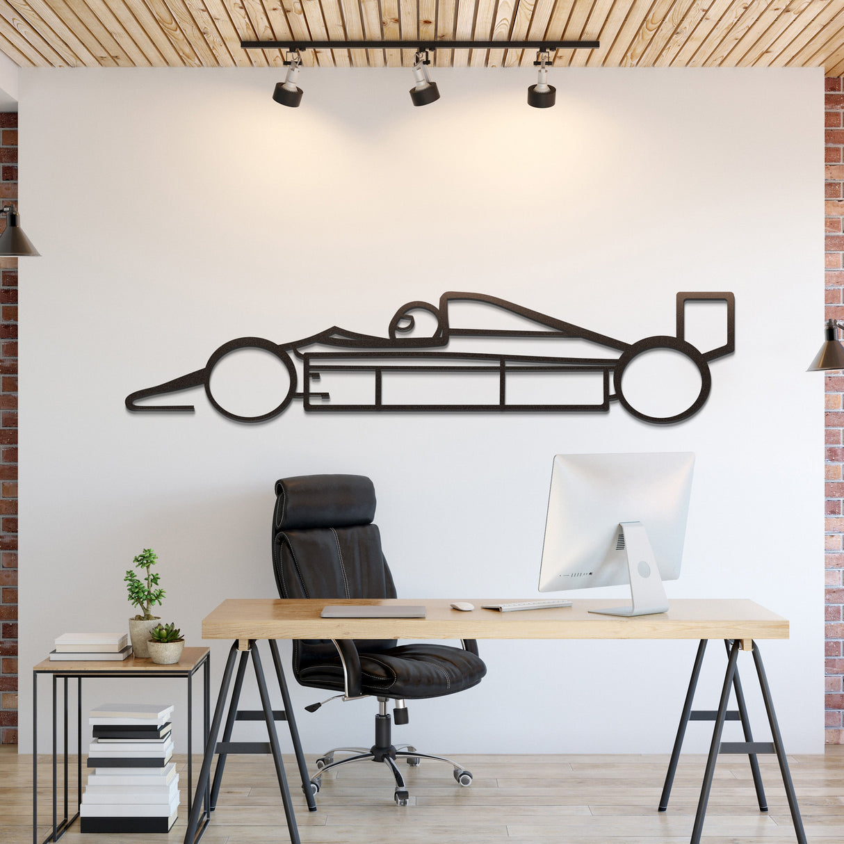 Formula 1 1980 Metal Car Wall Art - MT0974