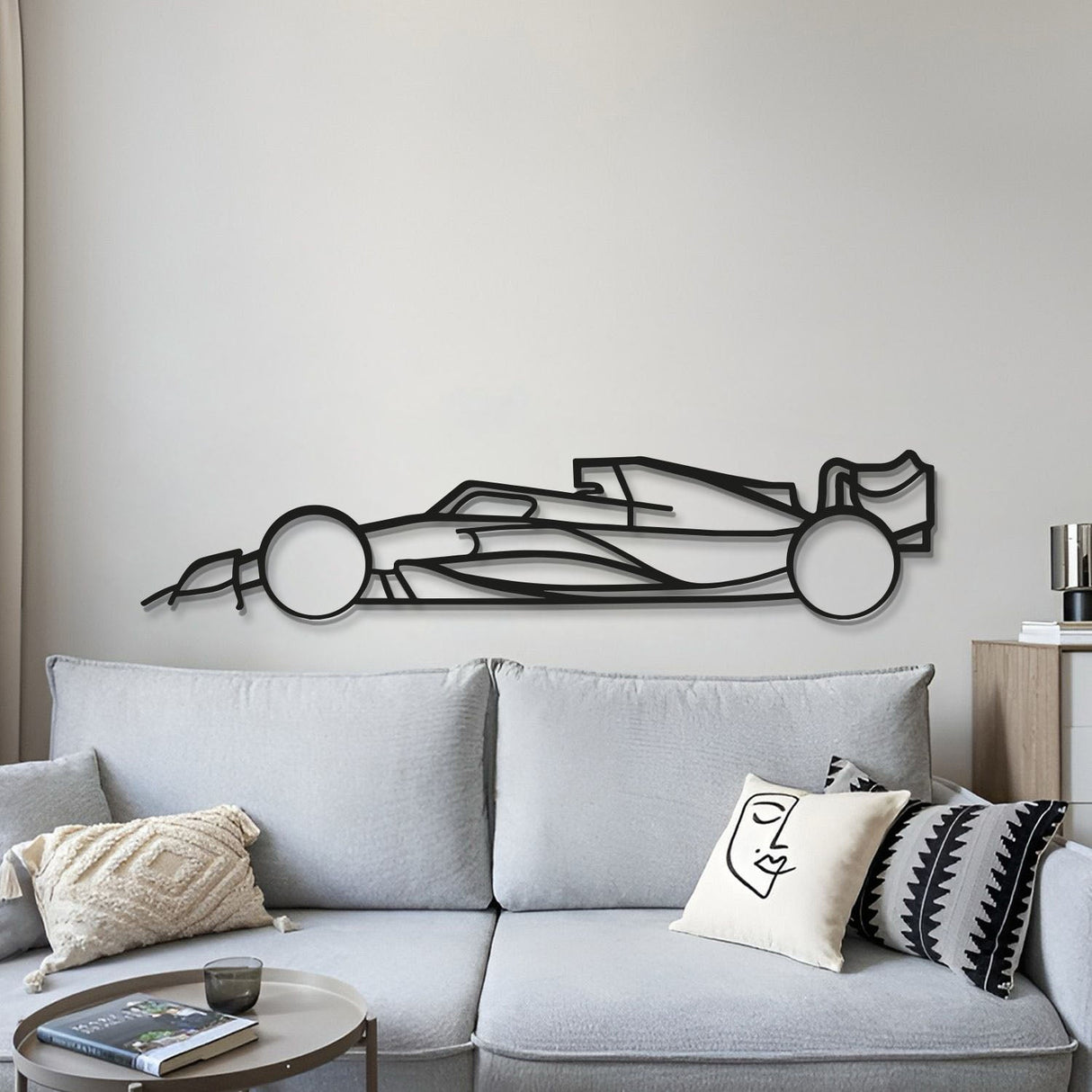 Formula 1 2022 Metal Car Wall Art - MT0978