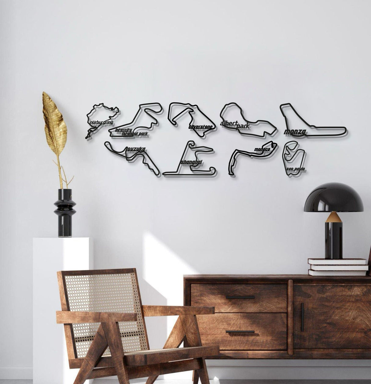 Formula 1 2022 Metal Circuit Collection Wall Art - MT0977