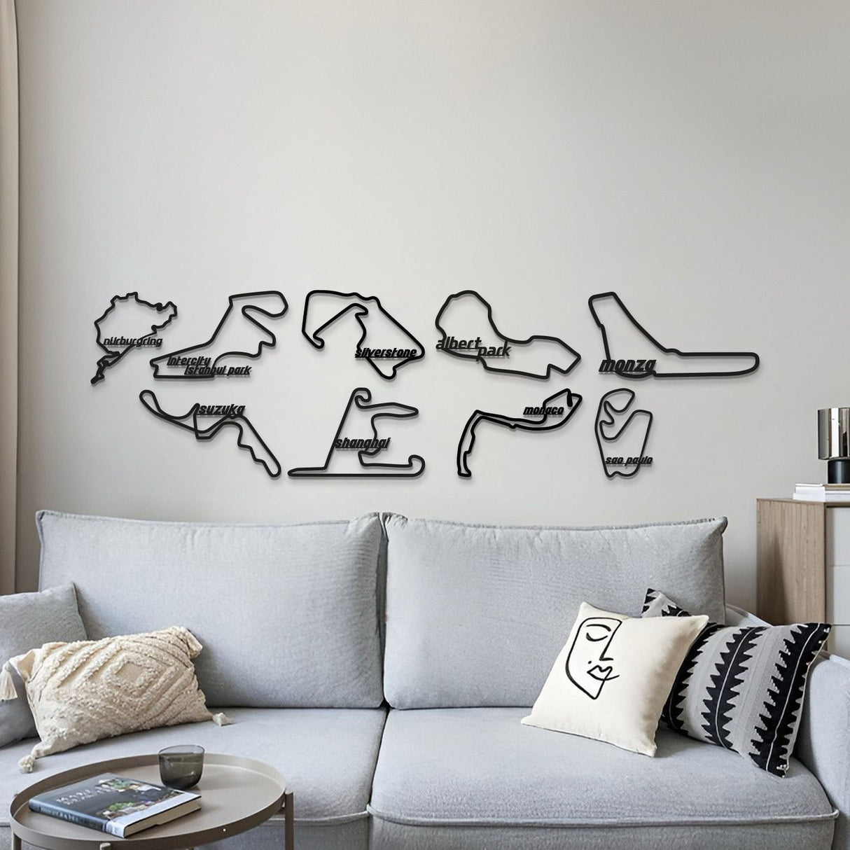 Formula 1 2022 Metal Circuit Collection Wall Art - MT0977