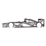 2012 RB8 Detailed Metal Car Wall Art - MT0477