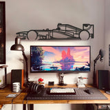 2012 RB8 Detailed Metal Car Wall Art - MT0477