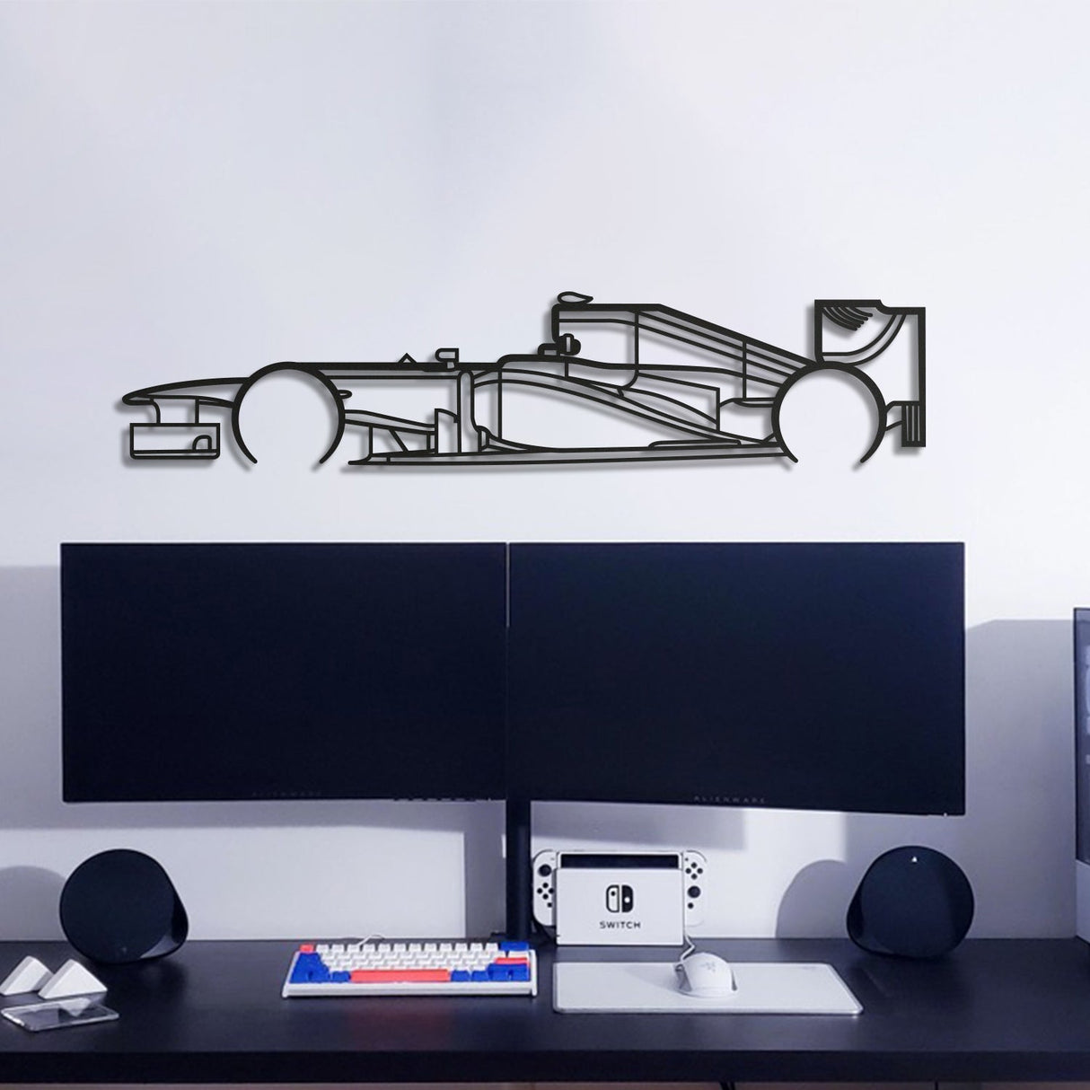 2012 RB8 Detailed Metal Car Wall Art - MT0477