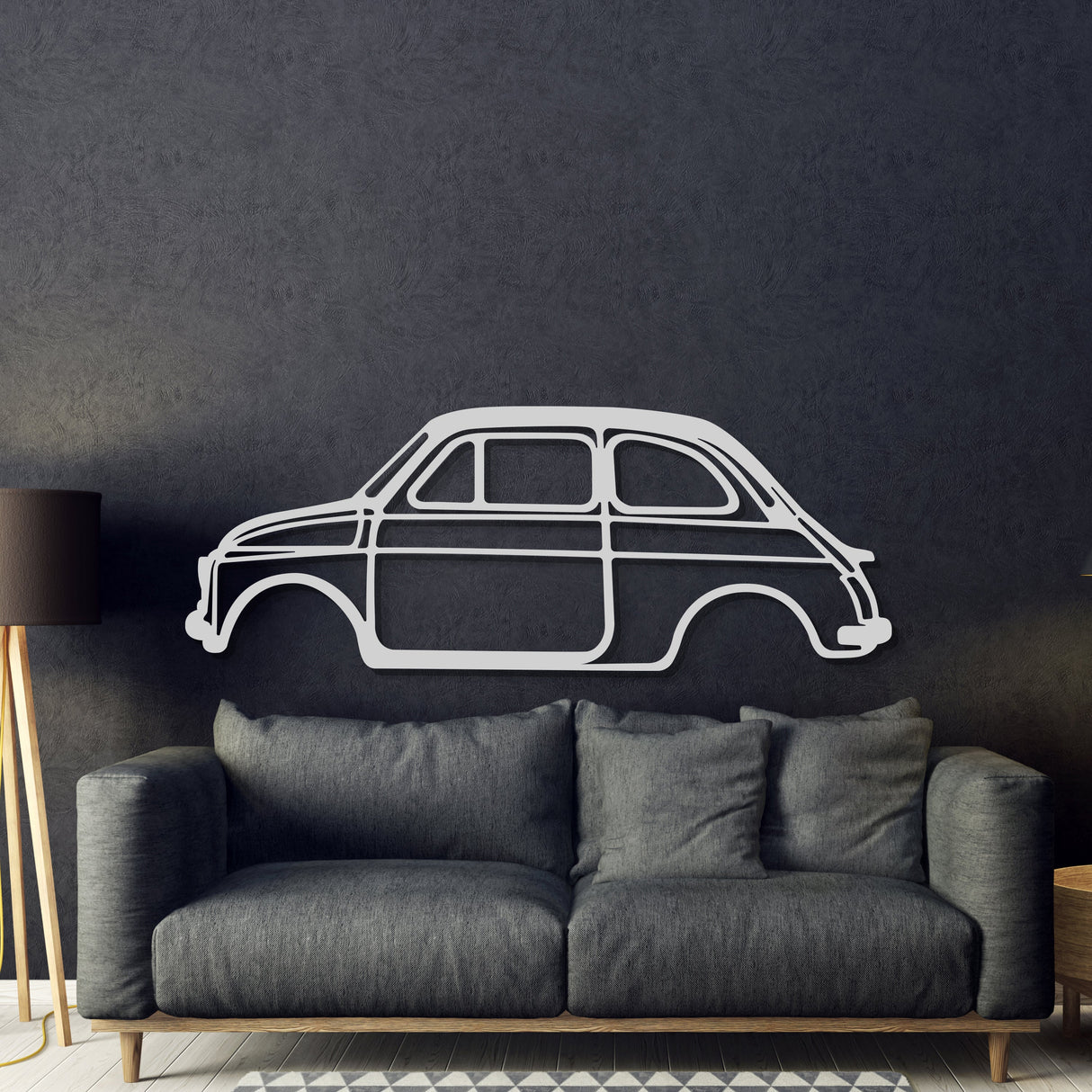 500 Metal Car Wall Art - MT0836