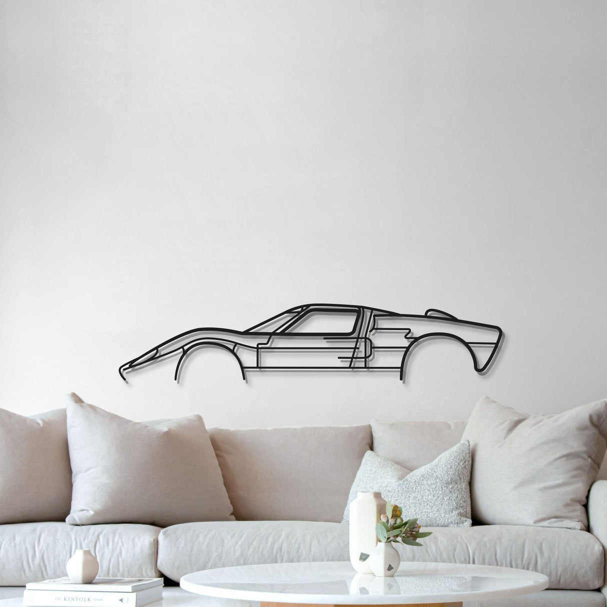 GT-40 Classic Metal Car Wall Art - MT0987